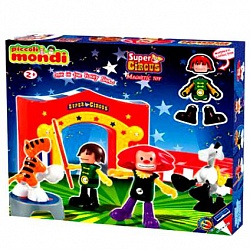 Магнитный конструктор "Piccoli Mondi Super Circus"